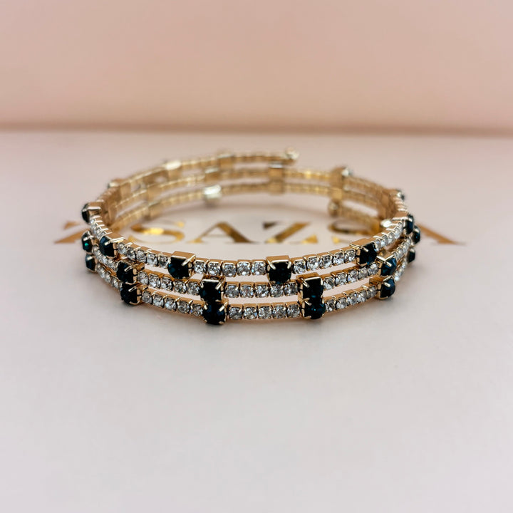 Elegant green bangle