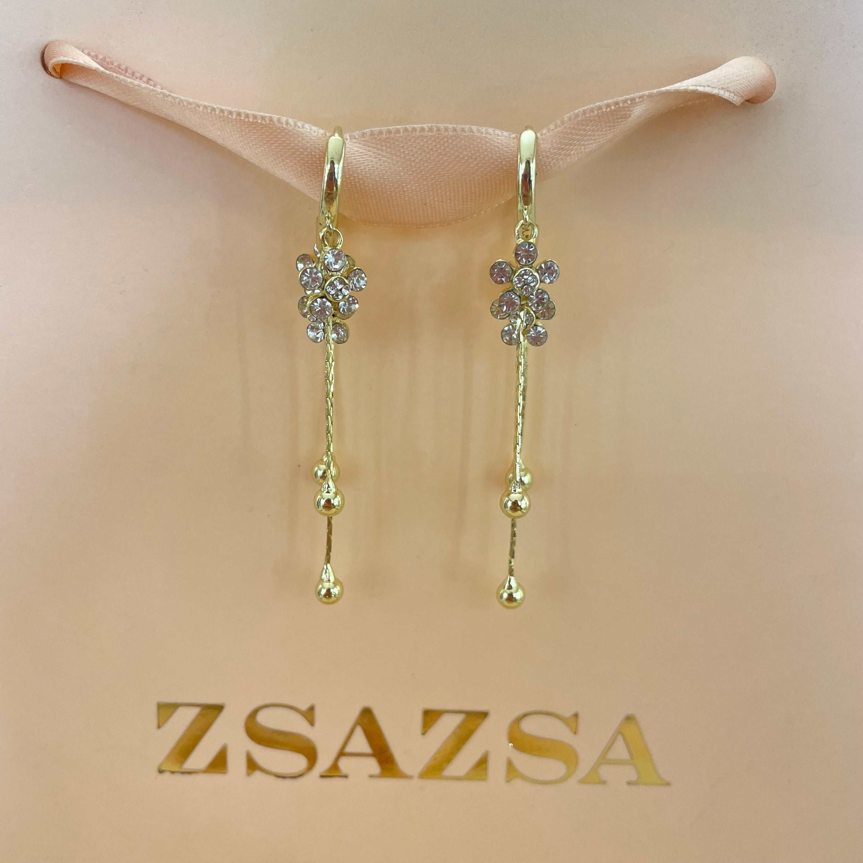 Flower earrings