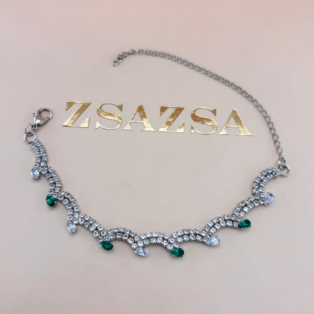 Green zircone set