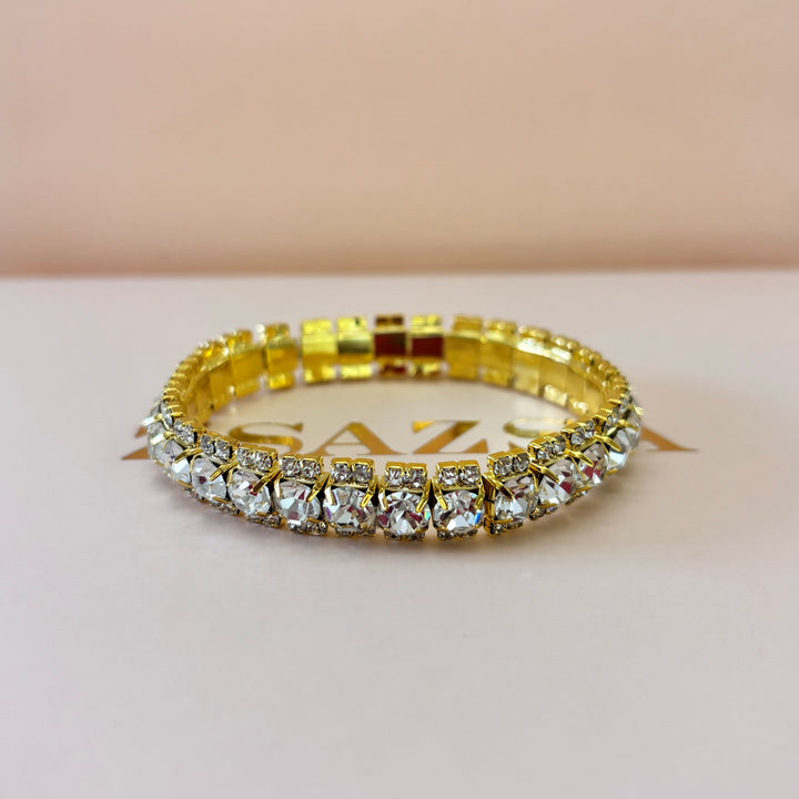 Rhinestone bangle