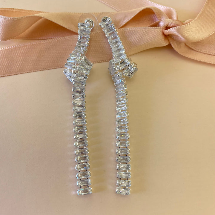 Baguette earrings