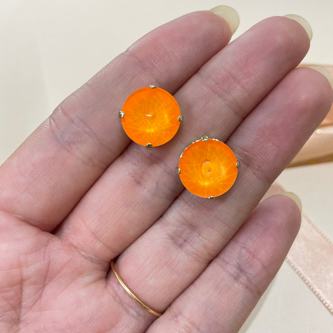 Neon summer studs