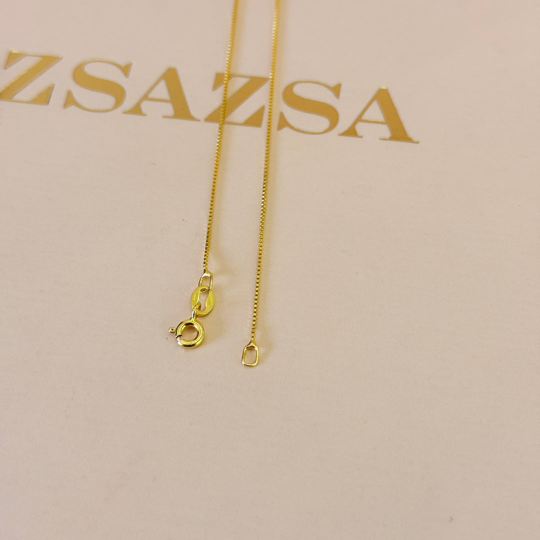 Zircone Rosetta sterling silver gold plated pendant