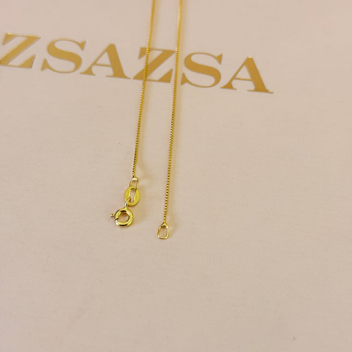 Zircone Rosetta sterling silver gold plated pendant