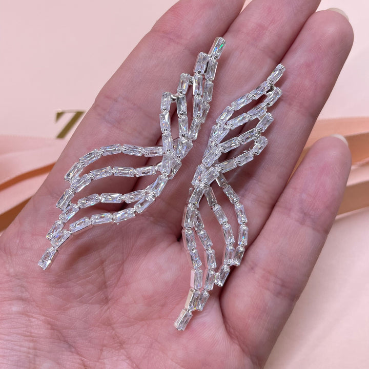 Baguette earrings