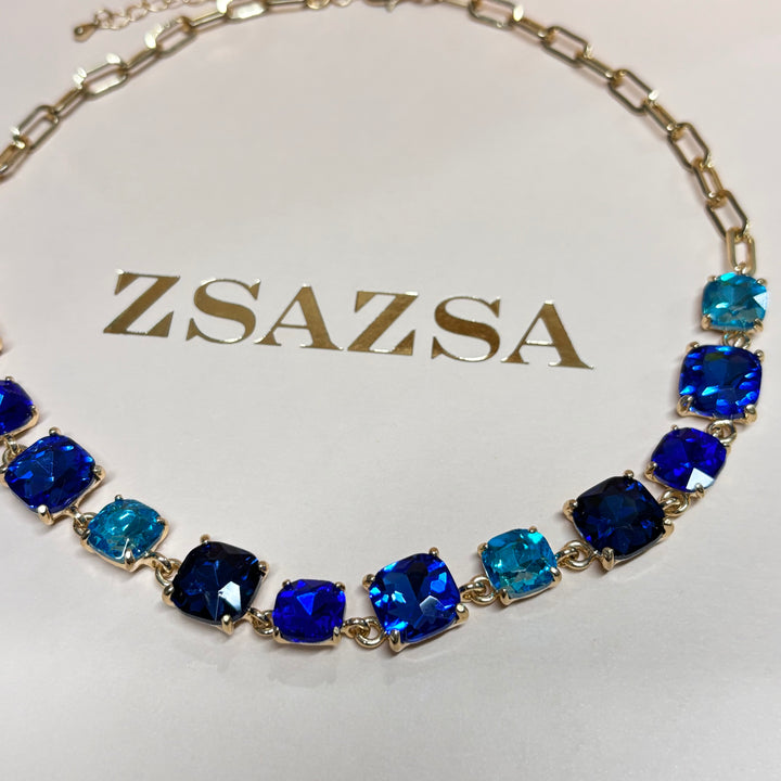 Blue necklace