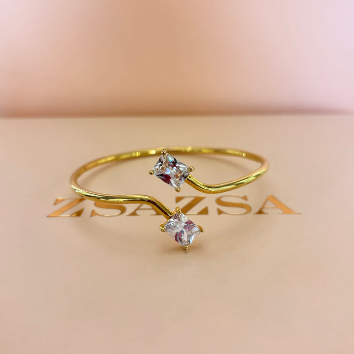 Rectangular bangle