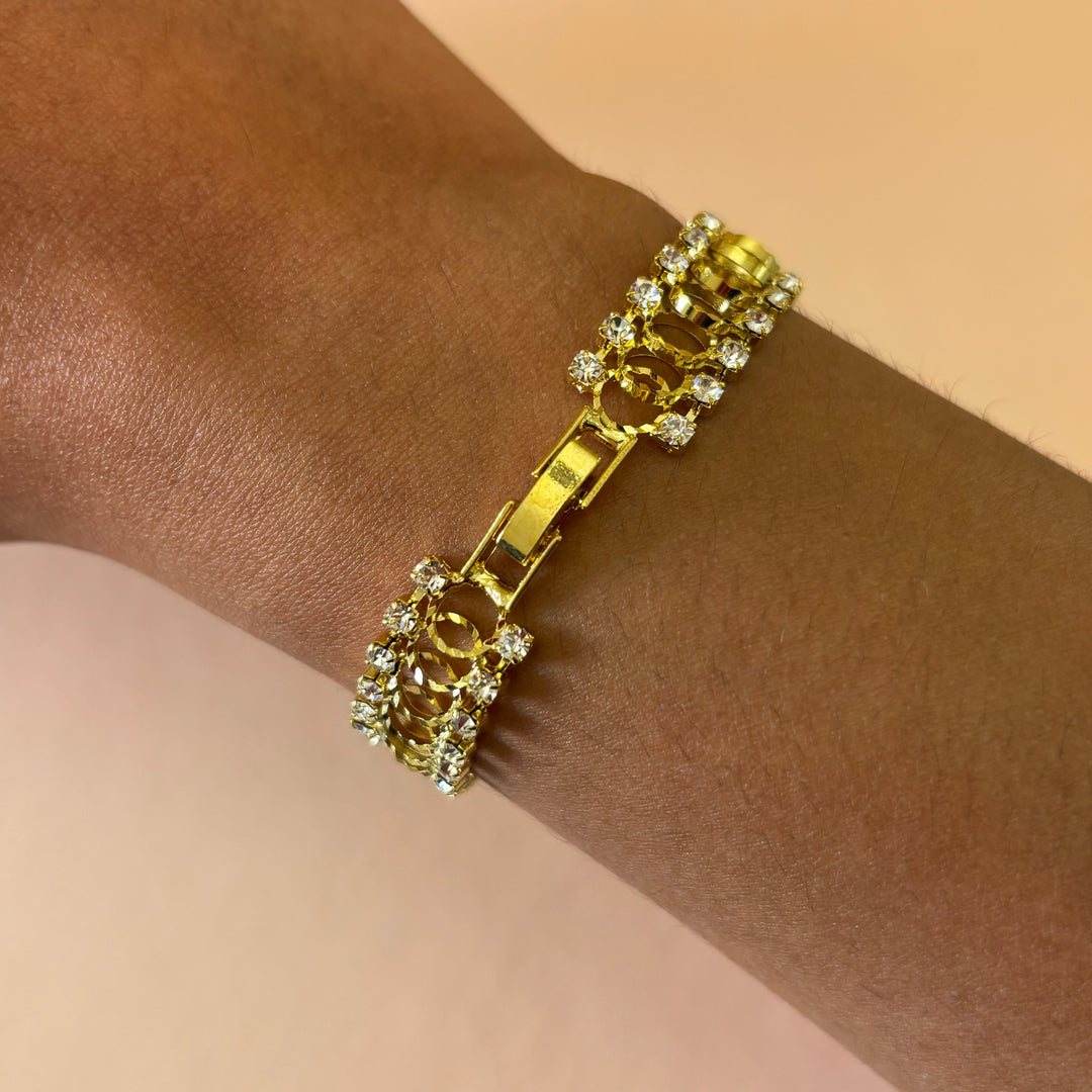 Rhinestone bracelet