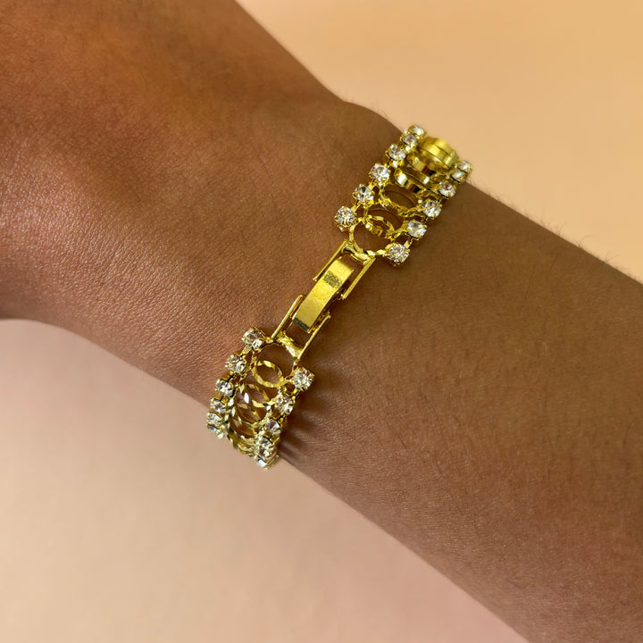 Rhinestone bracelet