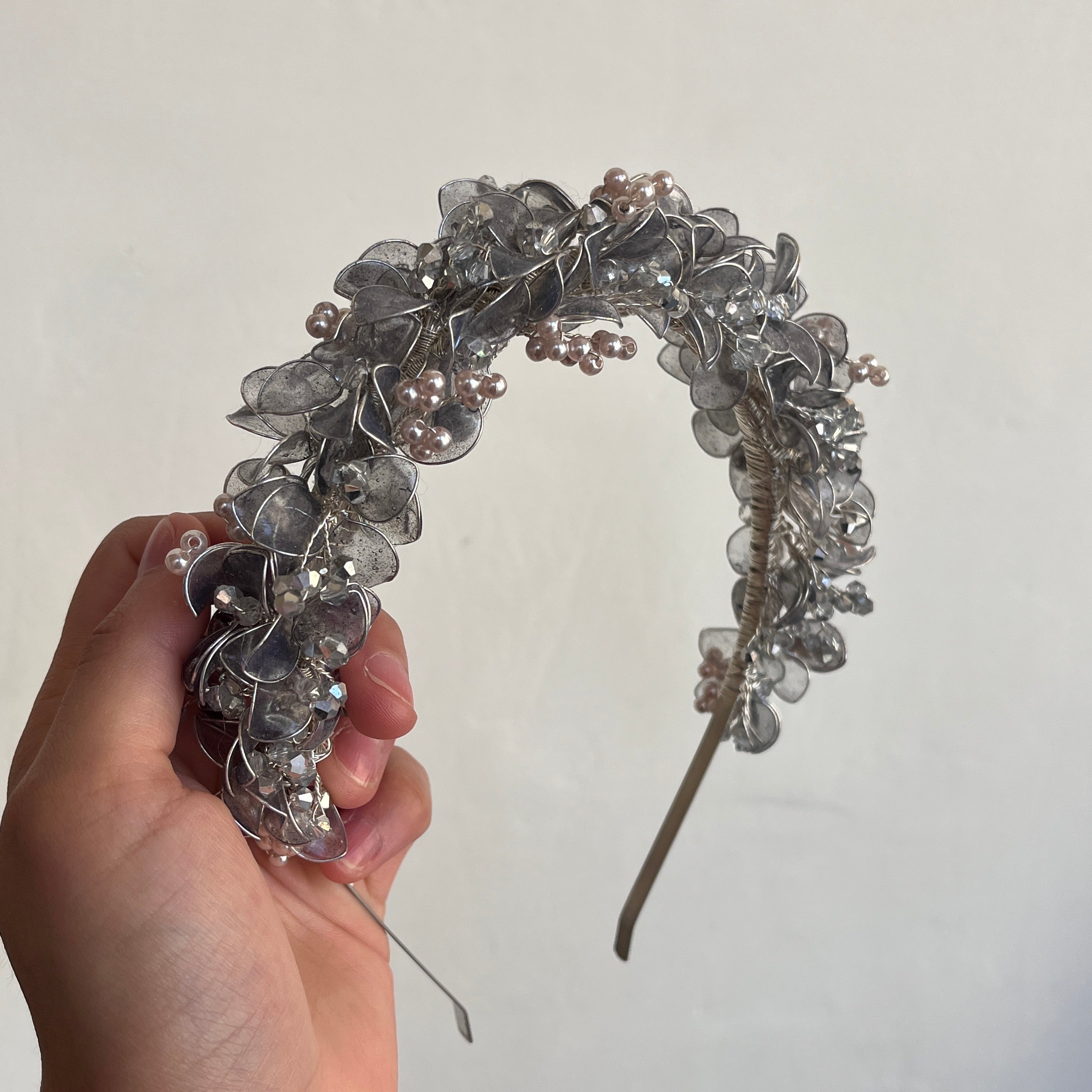 Grey headband