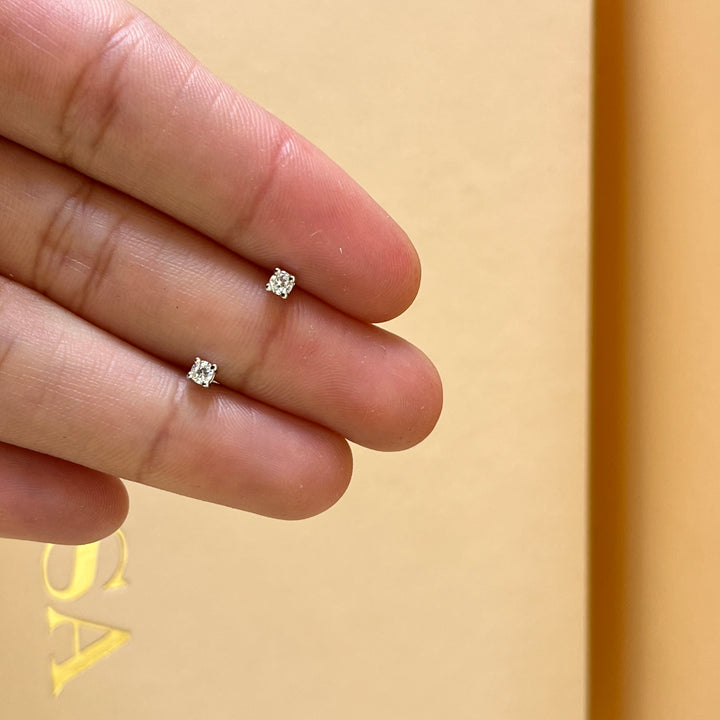 Silver zircone set