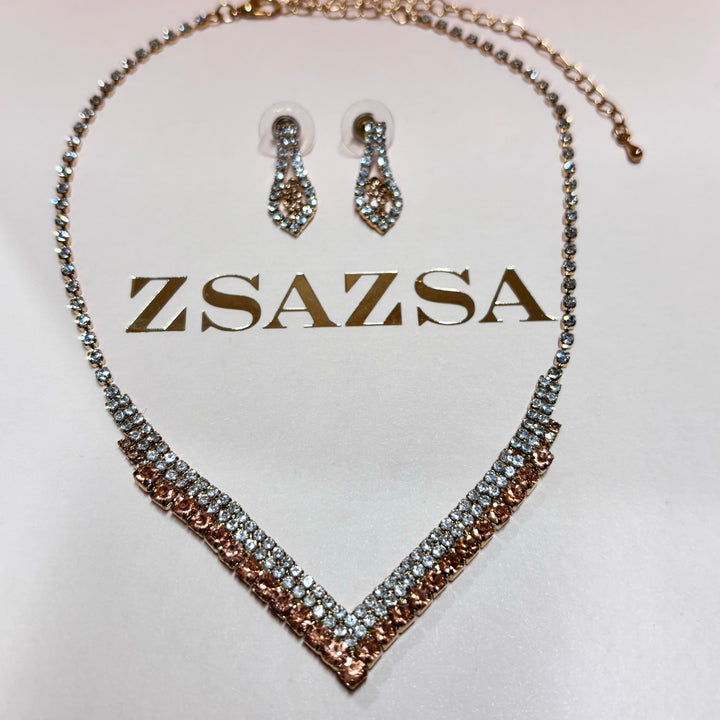 Elegant peach set