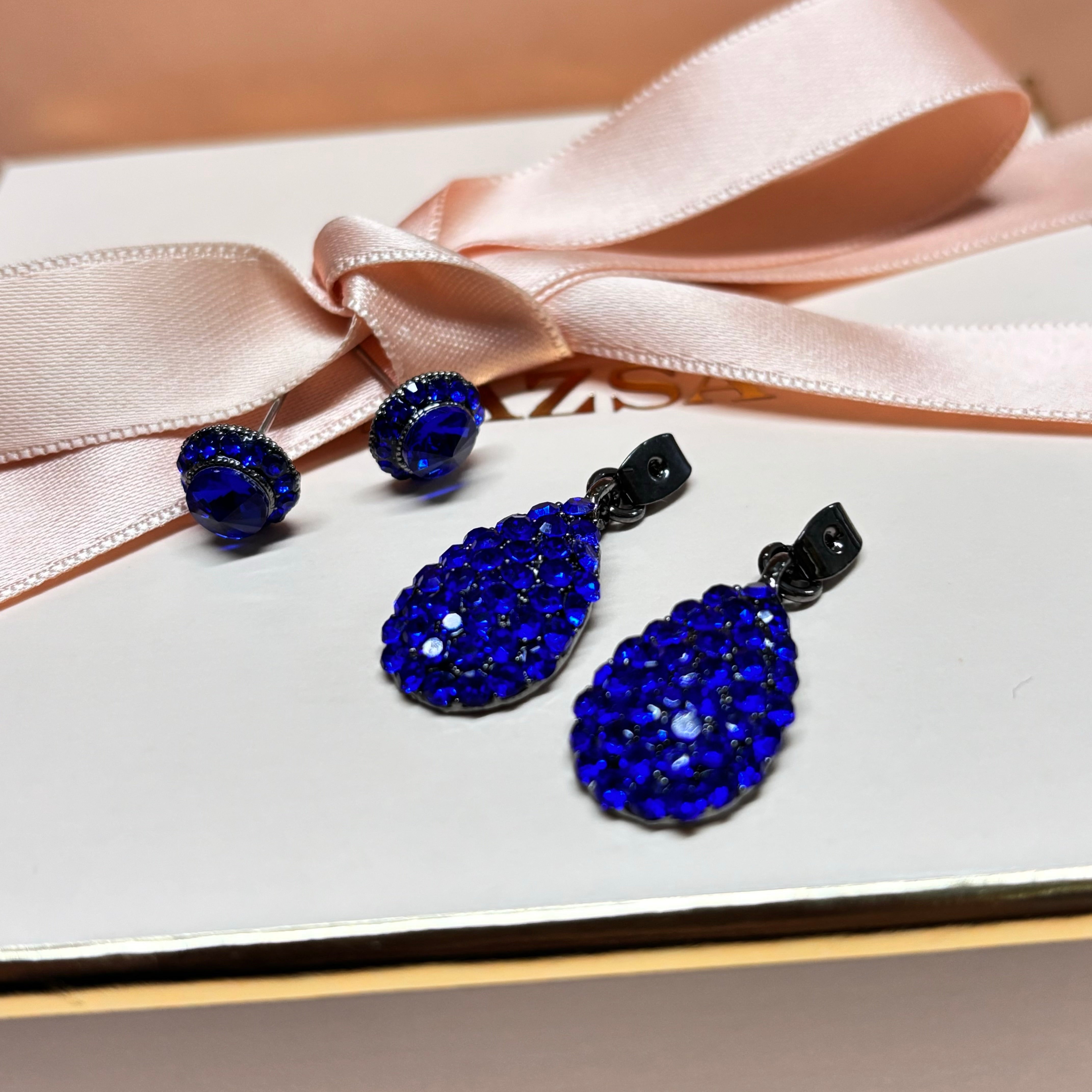 Royal blue earrings