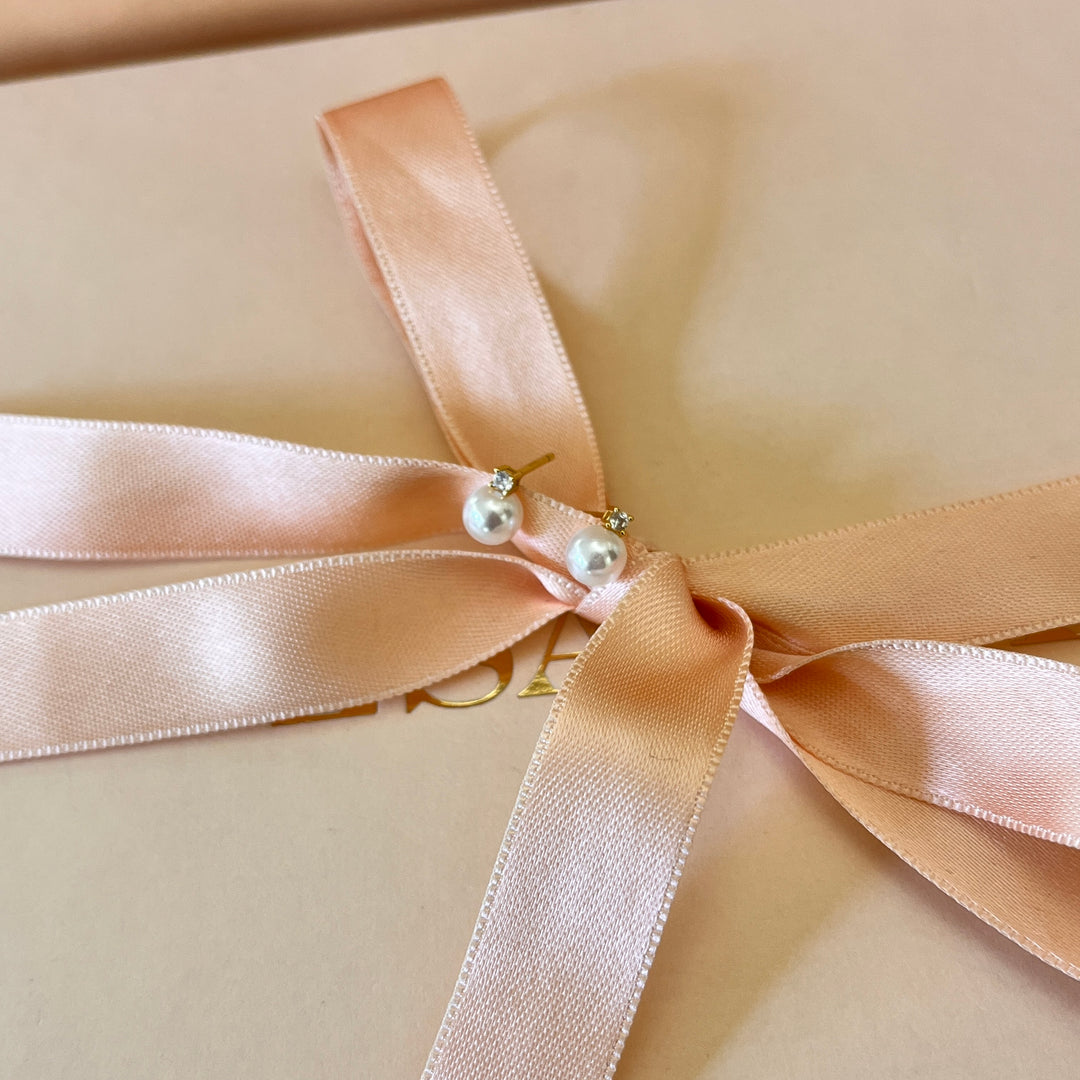 Zircone and Pearl sterling silver set