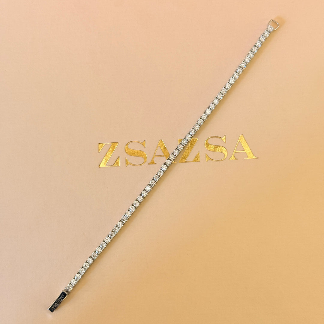 Tennis zircone sterling silver bracelet