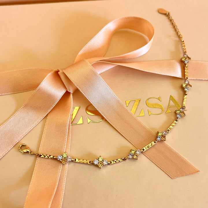 Multicolour zircone bracelet