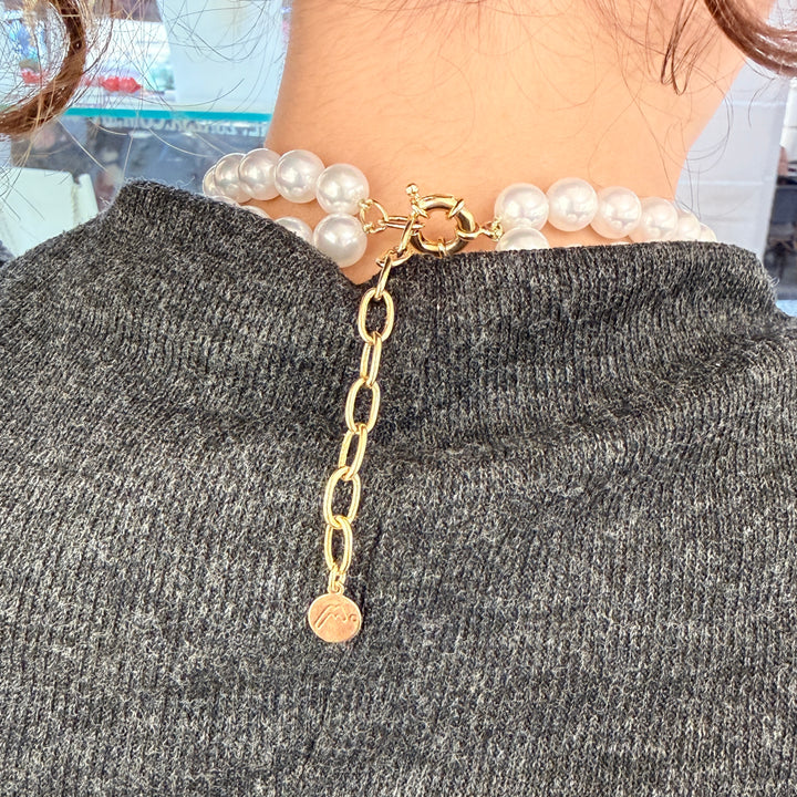 White Mallorca Pearls set