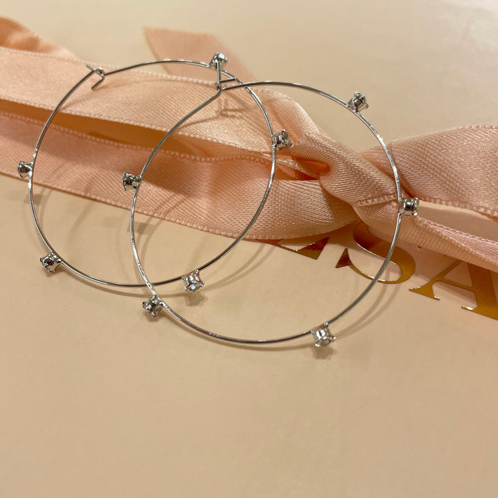 Rhinestone hoops