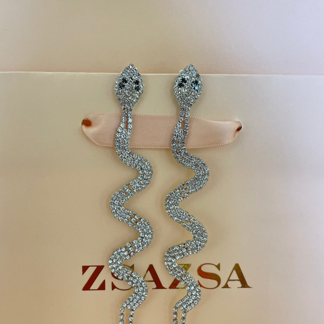Snake earrings