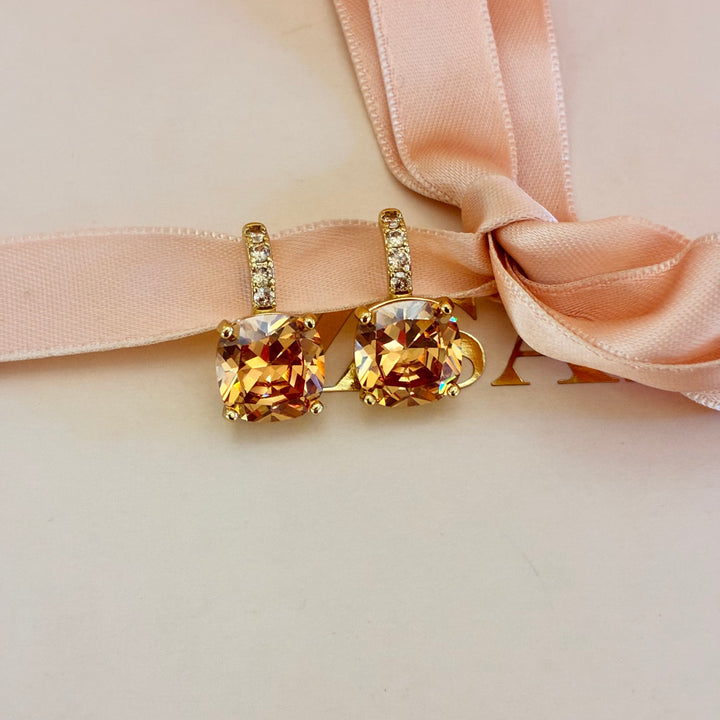 Peach zircone hooks