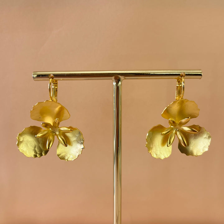 Gold flower handmade set