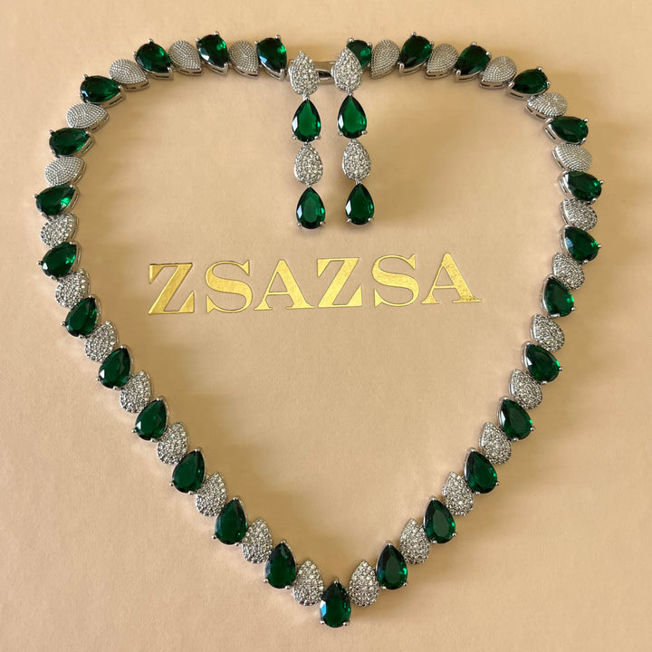 Green zircone set