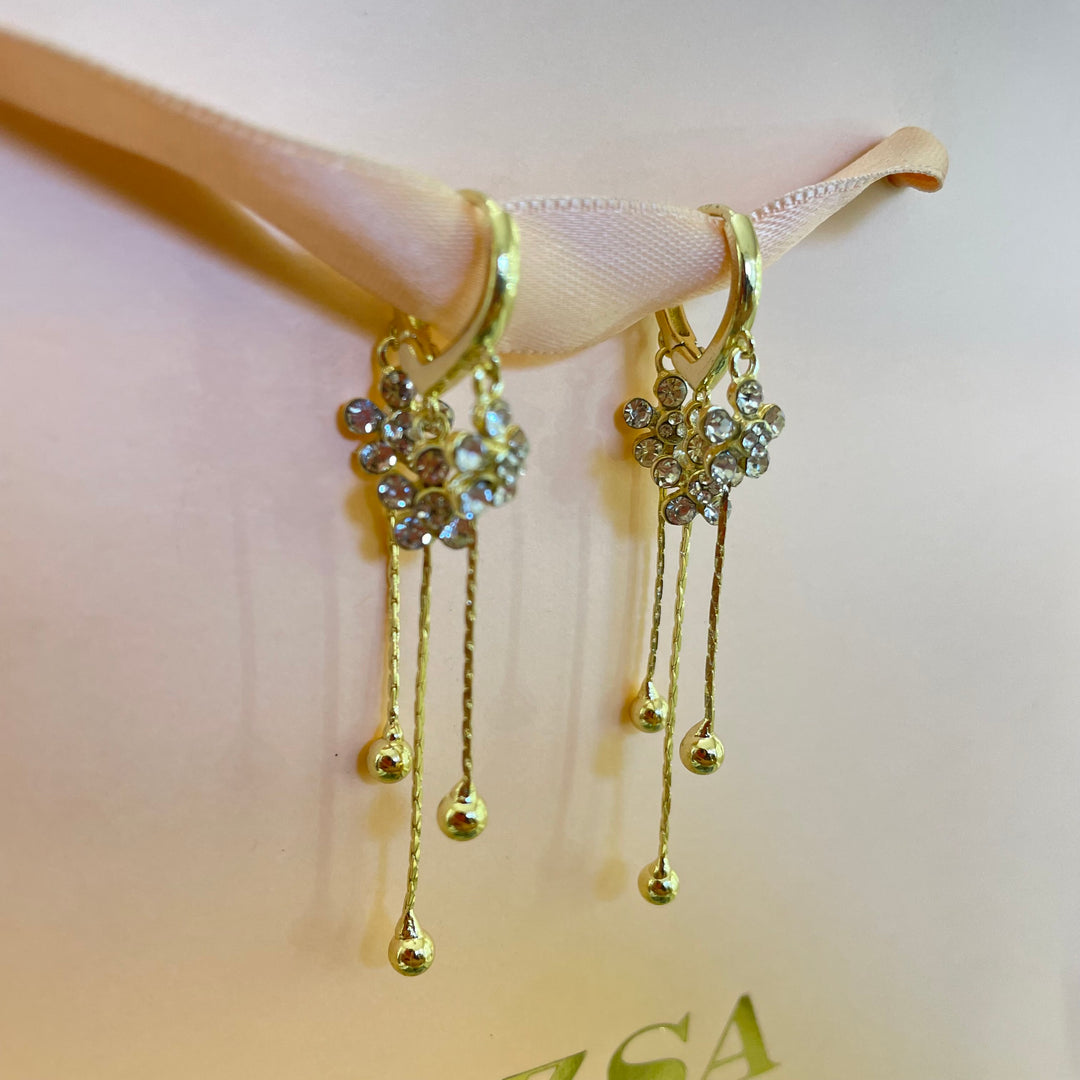 Flower earrings