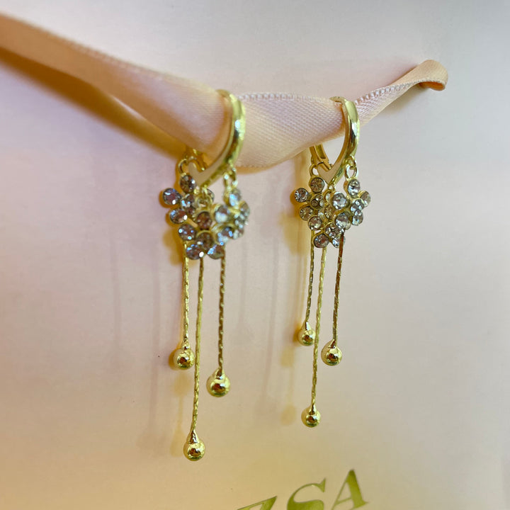 Flower earrings