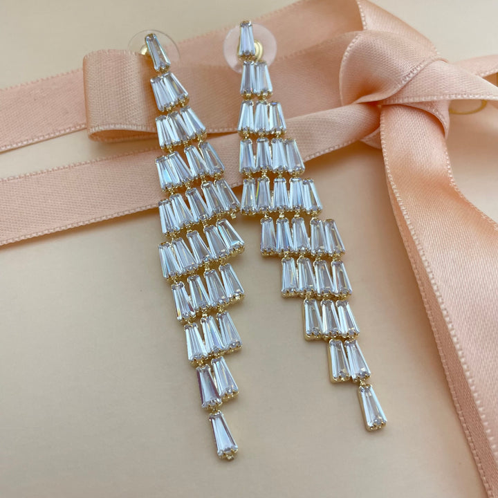 Baguette earrings