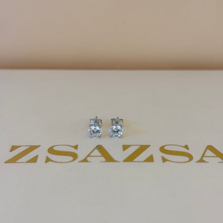 Dainty zircone sterling silver set