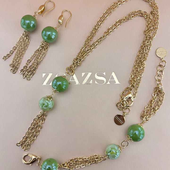 Green ceramic set