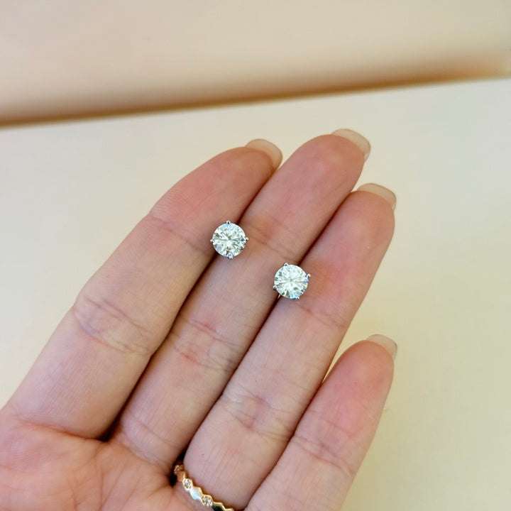 Solitaire zircone sterling silver set