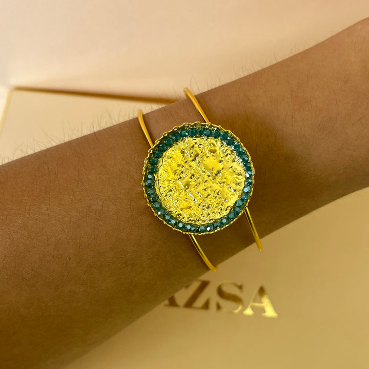Handmade verdemar gold plated set