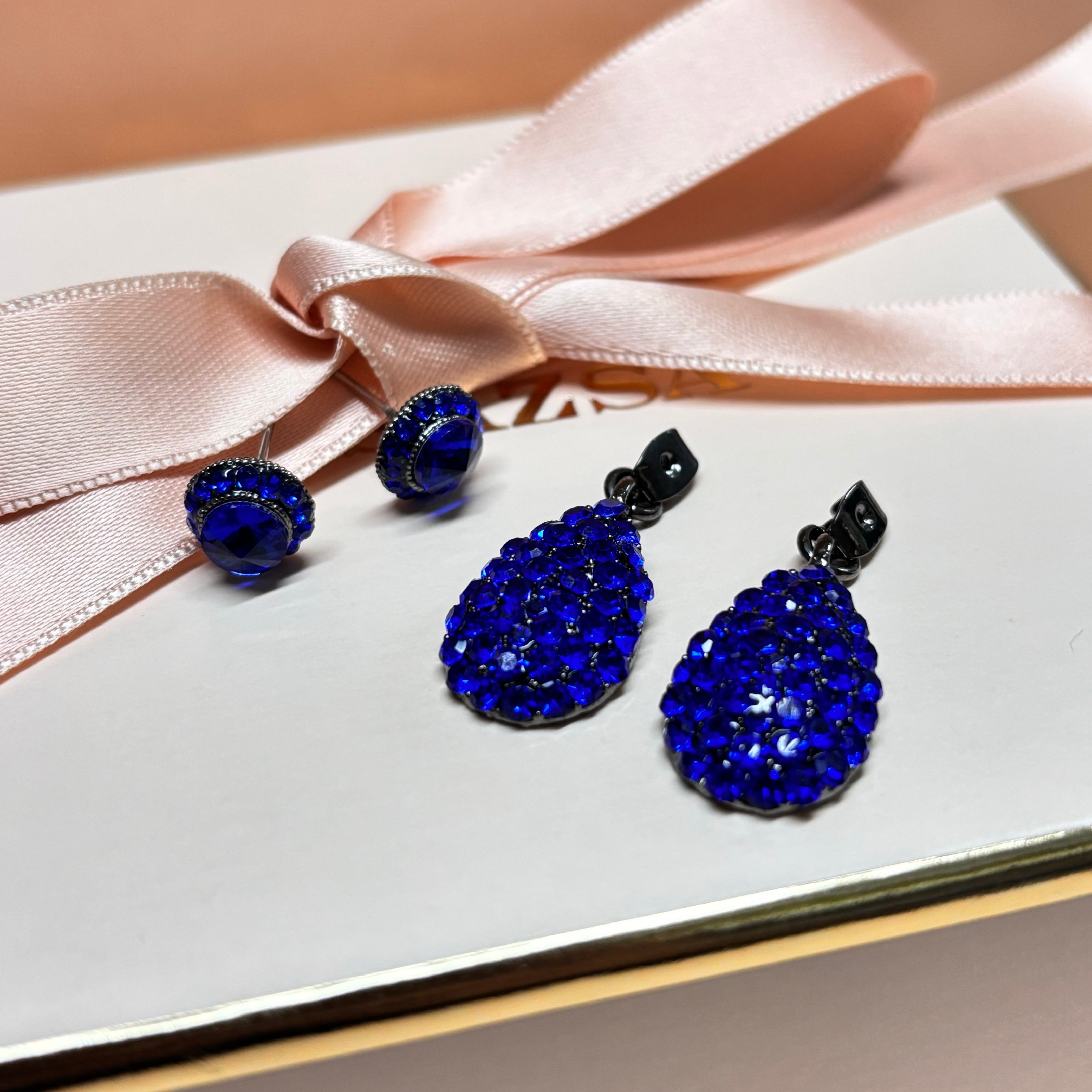 Royal blue earrings