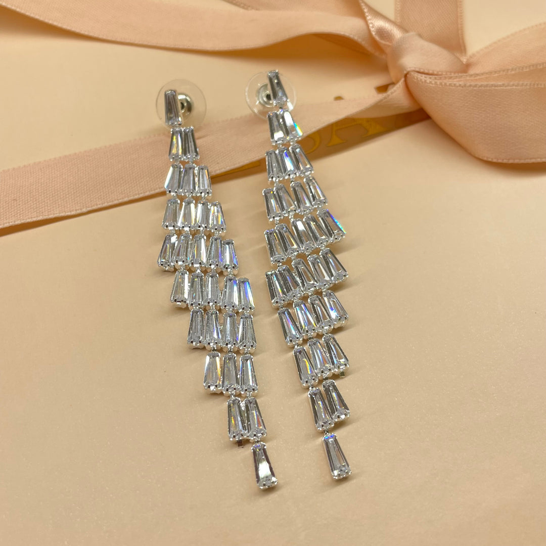 Baguette earrings