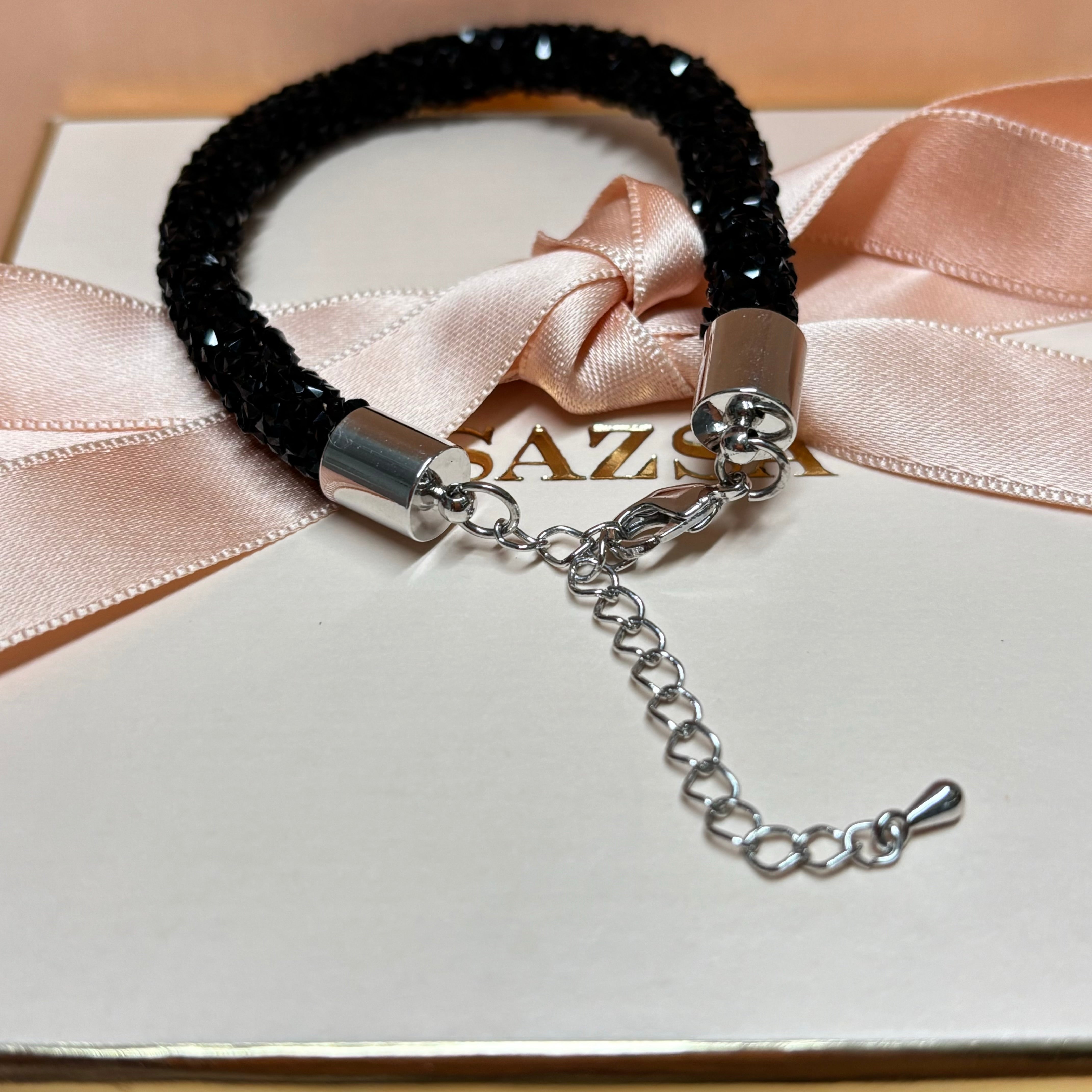 Elegant black bracelet