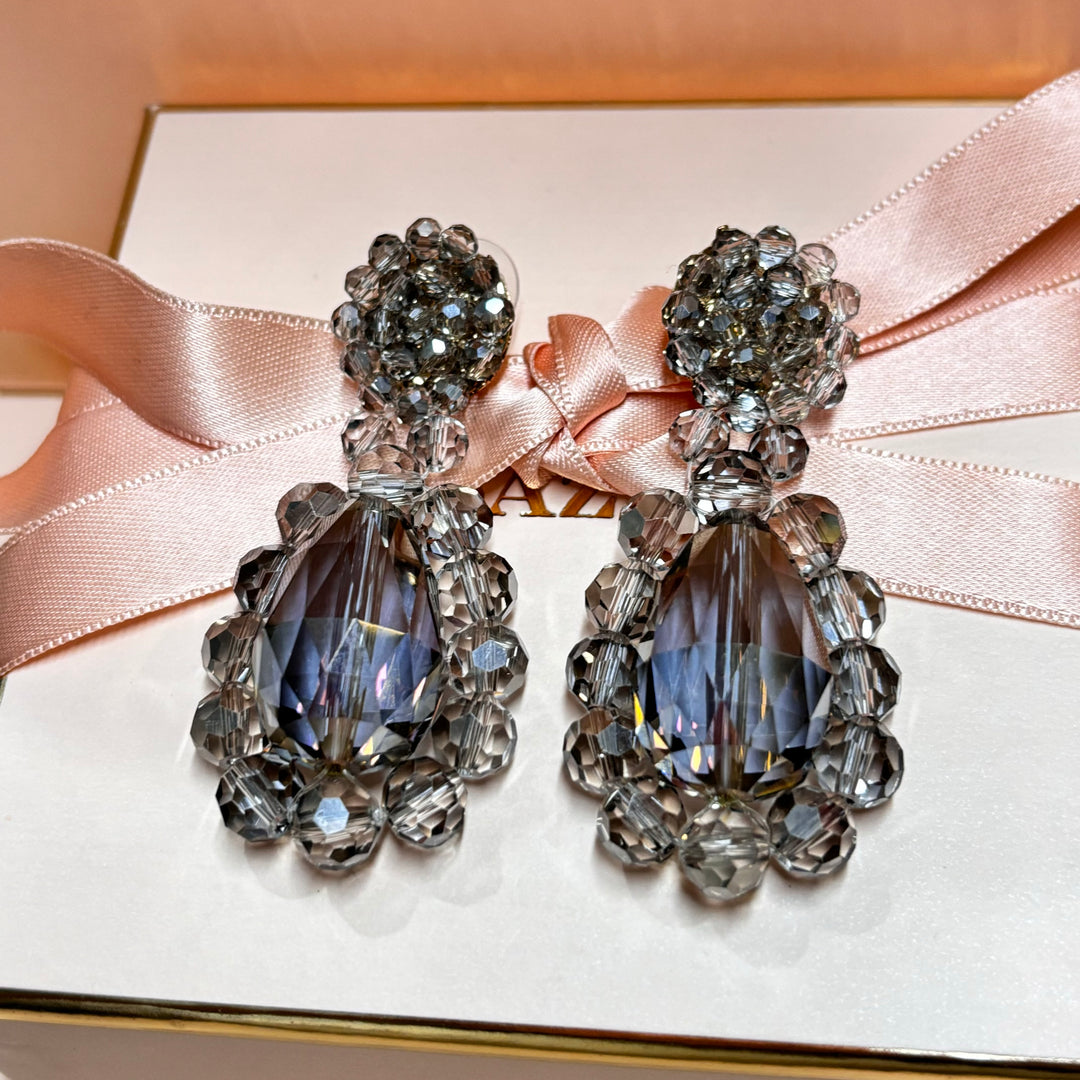 Grey earrings