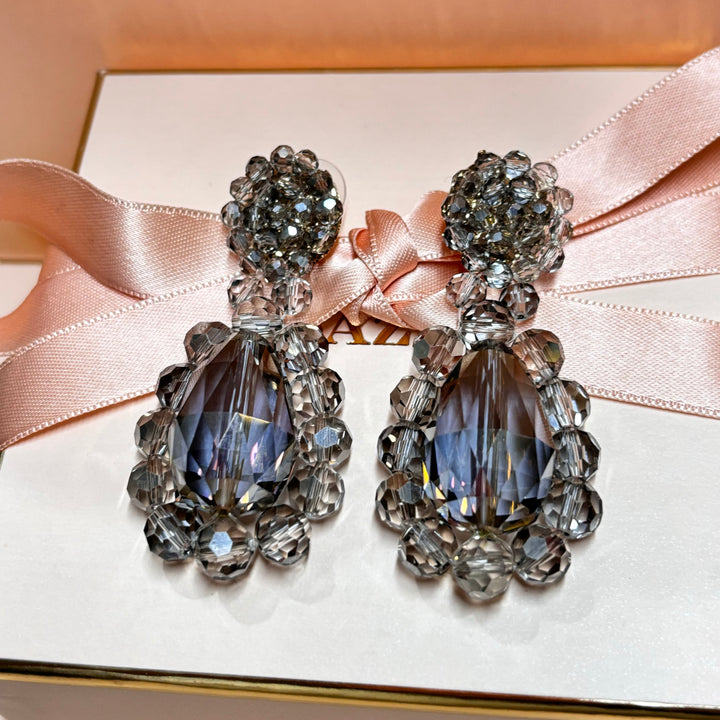 Grey earrings
