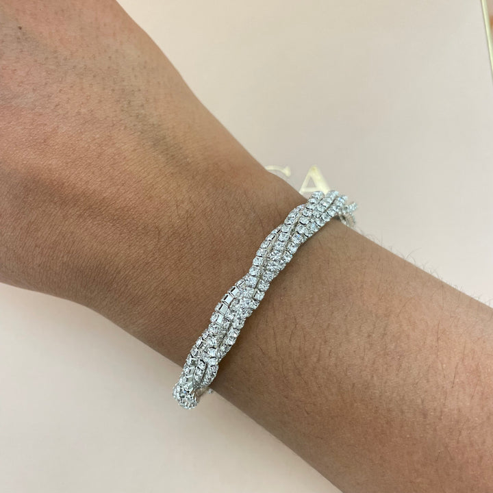 Twisted bangle