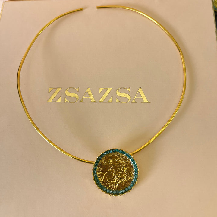 Handmade verdemar gold plated set