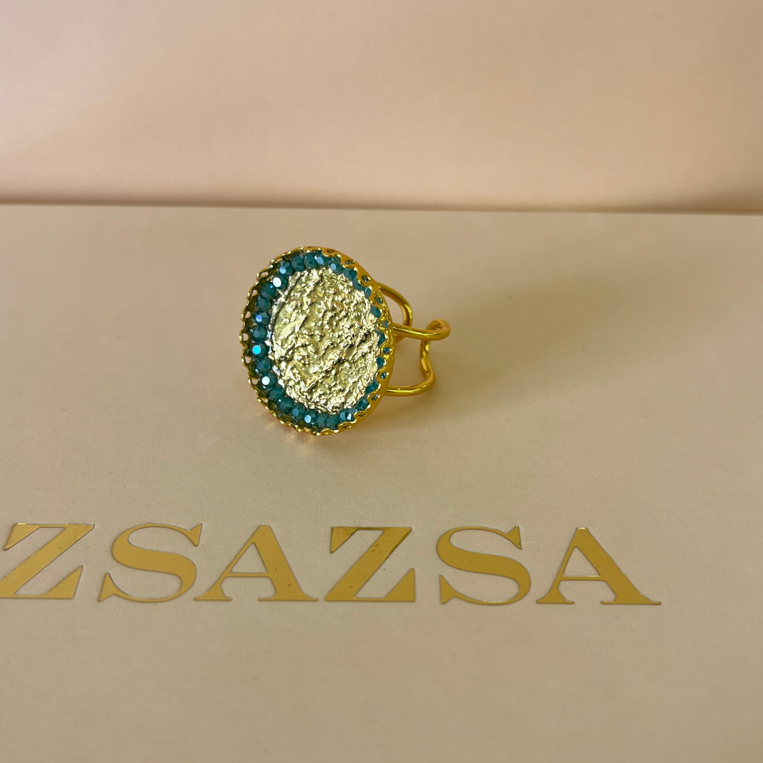 Handmade verdemar gold plated set