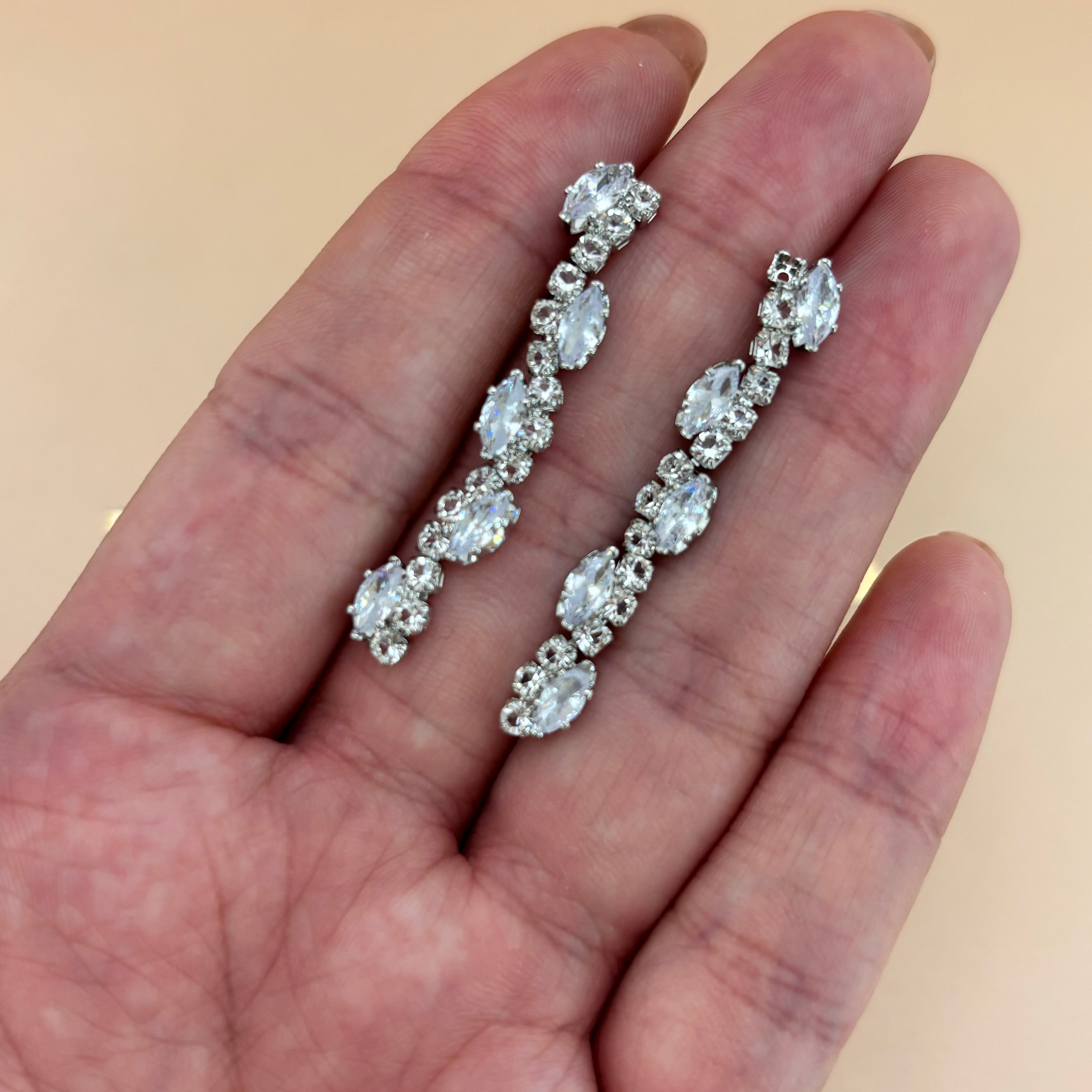 Zircone silver set