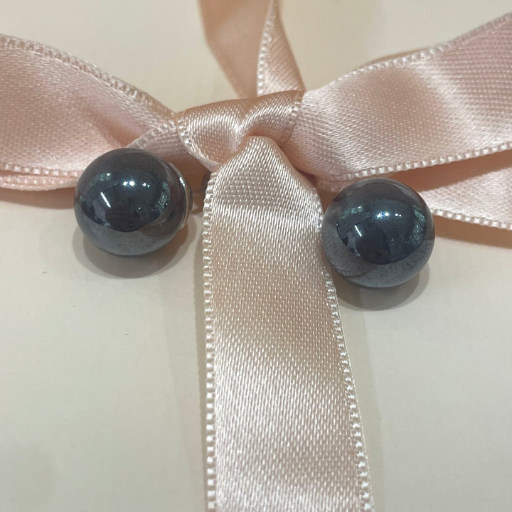 Dark grey studs