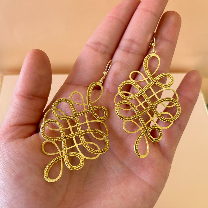 Gold handmade hooks