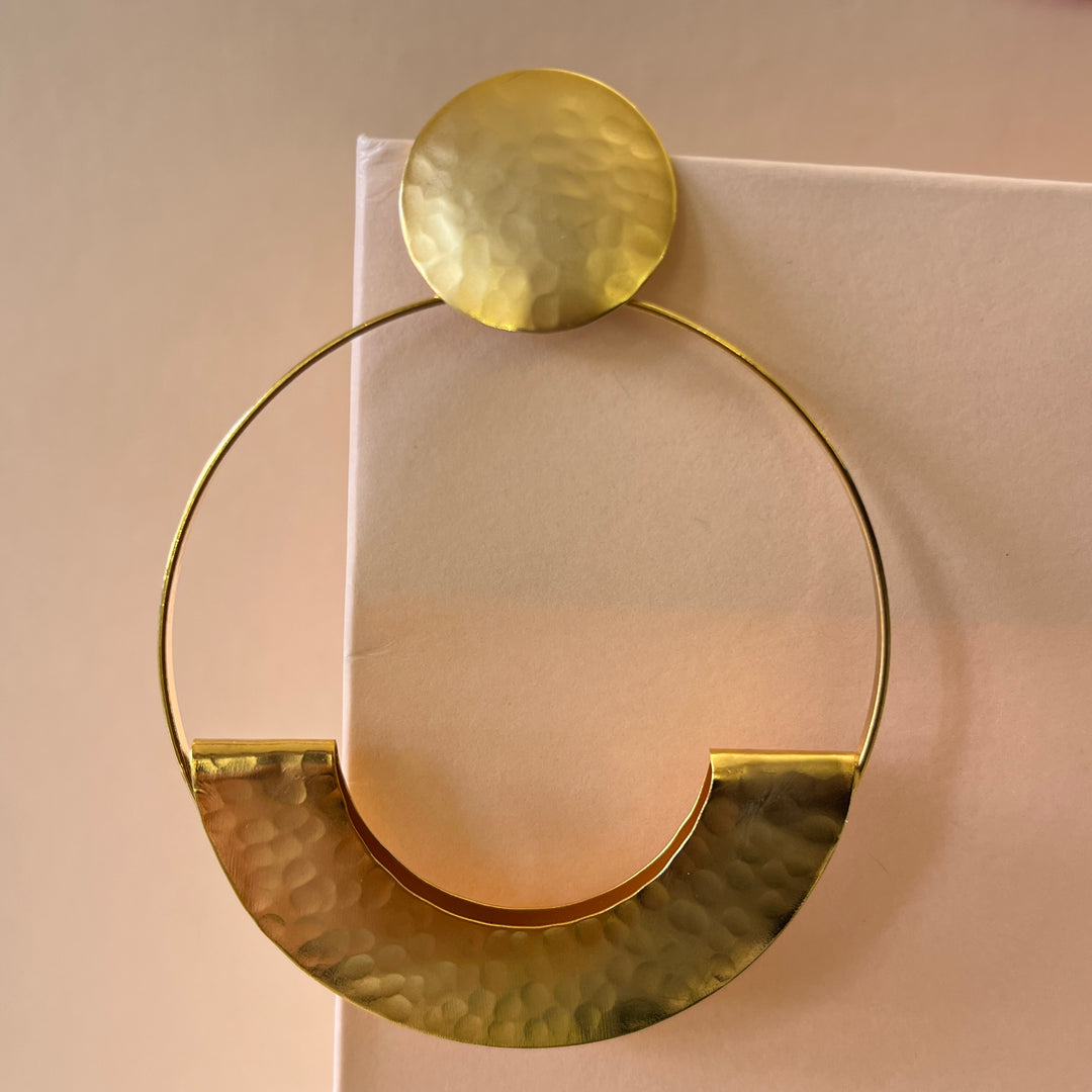 Big handmade earrings