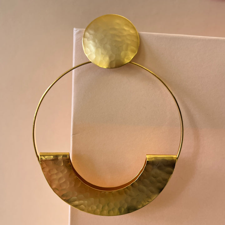 Big handmade earrings