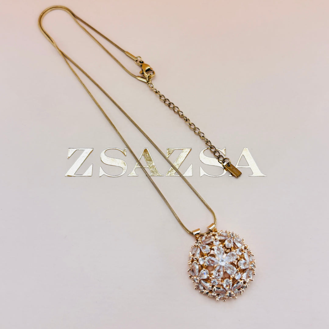 Flower zircone set