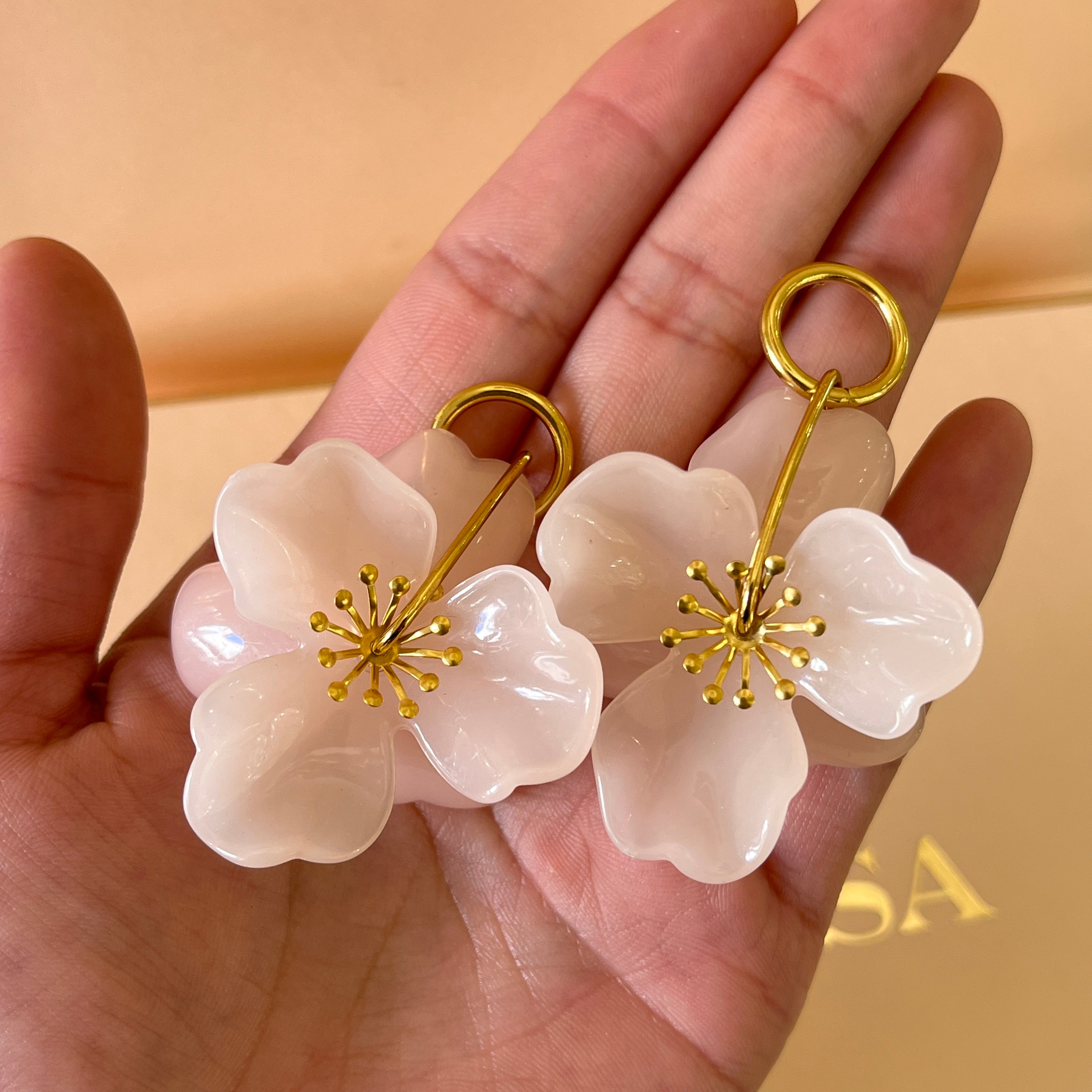 flower earrings