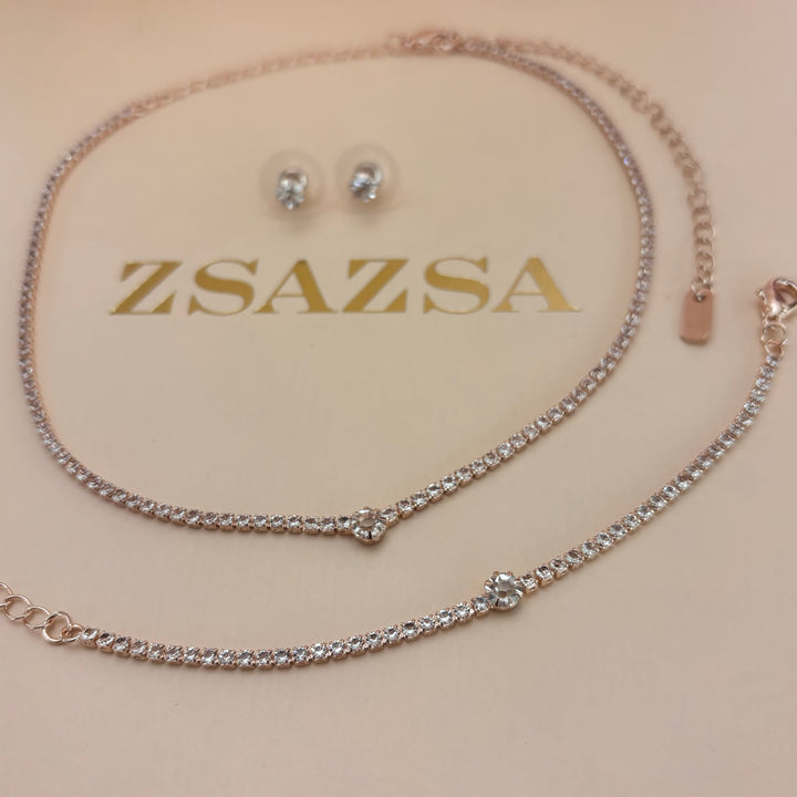 Rose gold set