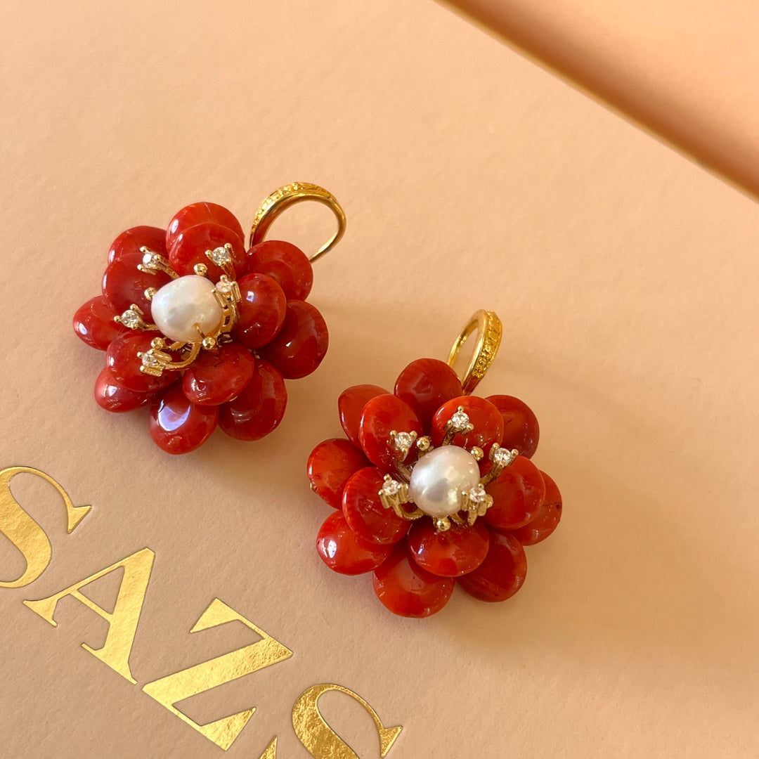 Coral flowers hooks